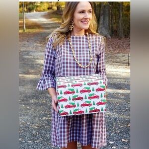 EUC Collyn Raye tartan dress size XL